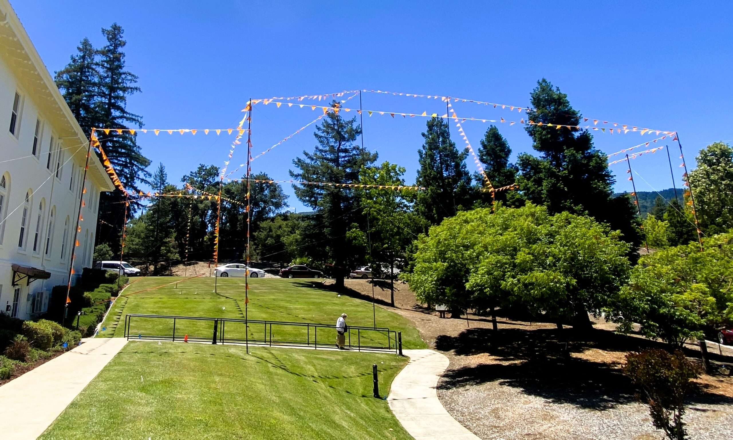 Saratoga Retirement Community Story Pole Staking